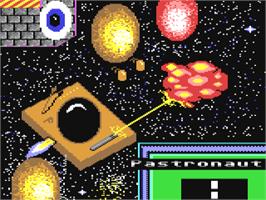 Title screen of Pastronaut on the Commodore 64.